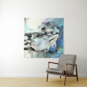 Tenture Frisky Appaloosa Mare Watercolour (En situation (horizontale))