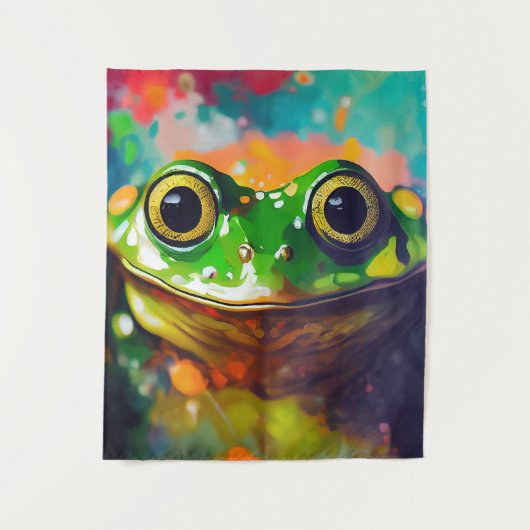 Tenture Frog Animal Discovery Aventure Nature Planet Oreil (Devant)