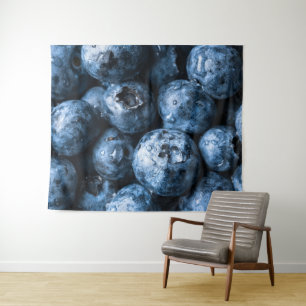 Tenture Fruit aux bleuets