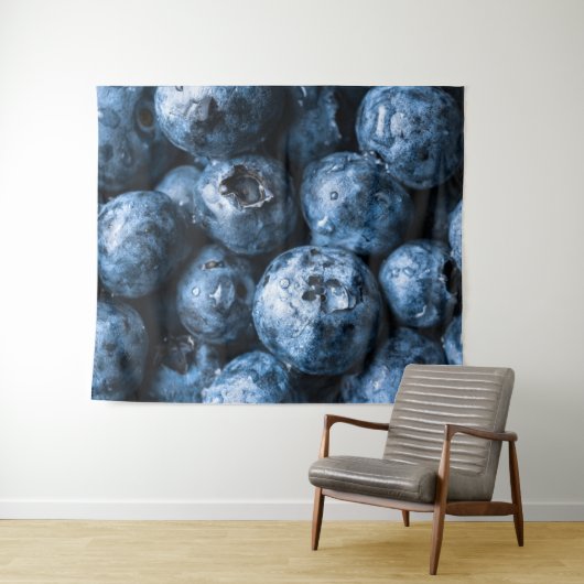 Tenture Fruit aux bleuets (En situation (horizontale))