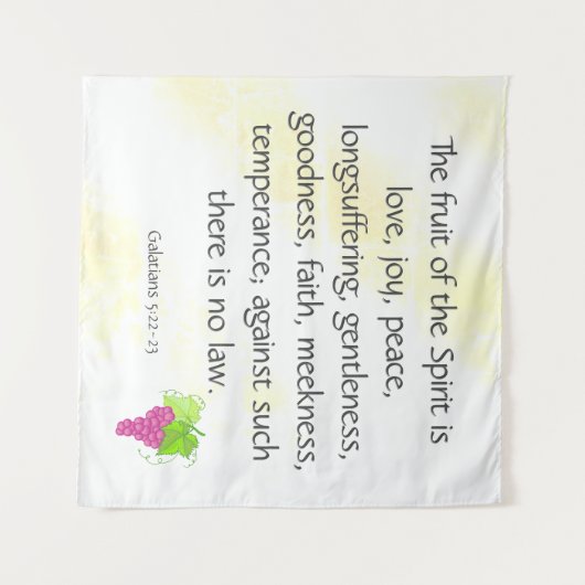 Tenture Fruit de l'Esprit (Devant (Horizontal))