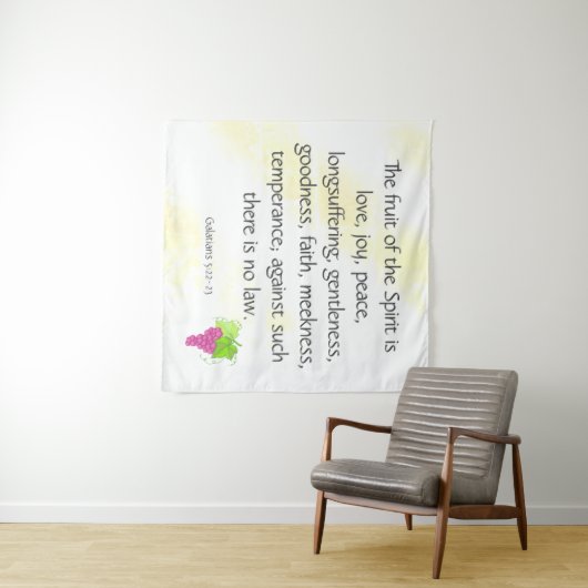 Tenture Fruit de l'Esprit (En situation (horizontale))