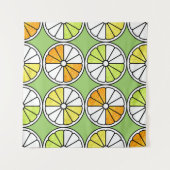 Tenture Fruit De Tranches D'Agrumes, Été Sans Fruit. (Devant (Horizontal))