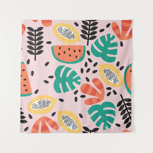 Tenture Fruit Design : Design Motif Vintage. (Devant)