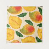 Tenture Fruit Mango Motif sans joint (Devant (Horizontal))