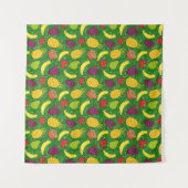Tenture Fruit motif transparent | motif de surface de frui (Devant (Horizontal))