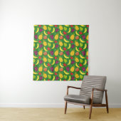 Tenture Fruit motif transparent | motif de surface de frui (En situation)