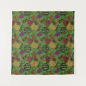 Tenture Fruit motif transparent | motif de surface de frui (Devant (Horizontal))
