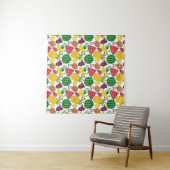 Tenture Fruit motif transparent | motif de surface de frui (En situation (horizontale))