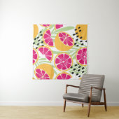 Tenture Fruit sans couture motif, pamplemousse à l tropica (En situation (horizontale))