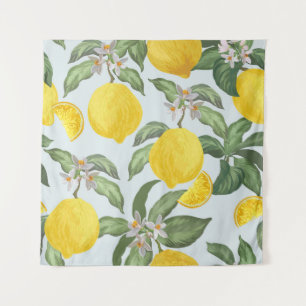 Tenture Fruit tropical citron Motif Vintage