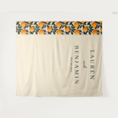 Tenture Fruits Citriques Beige Gai (Devant (Horizontal))