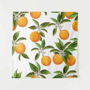 Tenture Fruits d'agrumes : Illustration numérique Vintage