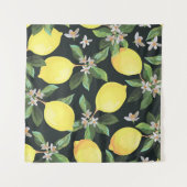 Tenture Fruits de citron : Conception Motif transparente (Devant (Horizontal))