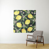 Tenture Fruits de citron : Conception Motif transparente (En situation (horizontale))