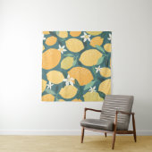 Tenture Fruits de citron sans soudure motif (En situation (horizontale))
