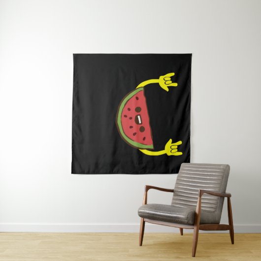 Tenture Fruits de pastèque - Fruit de pastèque été (En situation (horizontale))