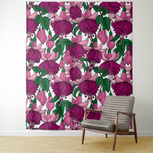 Tenture Fuchsia (En situation)