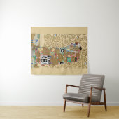 Tenture Fulfillment Gustav Klimt (En situation (horizontale))