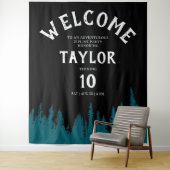 Tenture Fun Black Adventure Zipline Outdoor Forest Party (En situation)