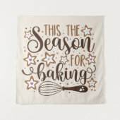Tenture Fun 'Tis Season for Baking Design (Devant)