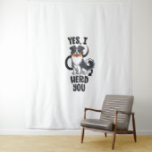 Tenture Funky Australian Shepherd Maman Cadeaux Aussie Oui (En situation)