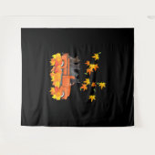 Tenture Funky Black Cats Camion Automne Citrouille Maple L (Devant (Horizontal))