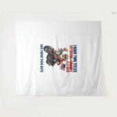 Tenture Funky Grumpy Vieux Homme Vétérinaire Moto (Devant (Horizontal))