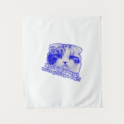 Tenture Funny cat meme for cat lovers and cat owners (Devant)