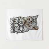 Tenture Funny cat meme for kitty owners and cat lovers (Devant (Horizontal))