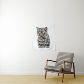 Tenture Funny cat meme for kitty owners and cat lovers (En situation)