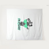 Tenture Funny Giraffe Shirt Moo Je suis une chèvre mignonn (Devant (Horizontal))