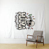 Tenture Funny Halloween Mama Cool Skull (En situation (horizontale))