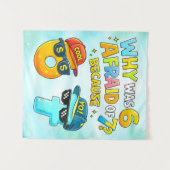 Tenture Funny Maths Numbers Joke Poster for Kids (Devant (Horizontal))