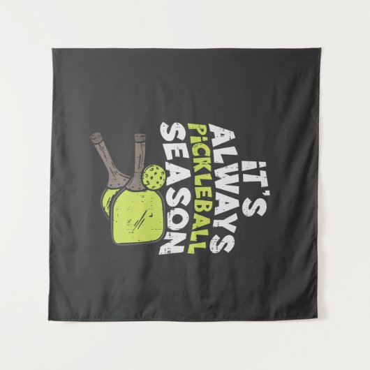 Tenture Funny Pickleball (Devant (Horizontal))