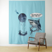 Tenture Funny shark diver lunch time :nice bubbles bro (En situation)