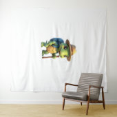 Tenture Funny Turtle Hiking Graphic Camping Lover Adventur (En situation (horizontale))