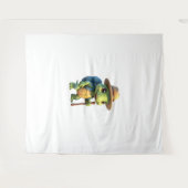 Tenture Funny Turtle Hiking Graphic Camping Lover Adventur (Devant (Horizontal))