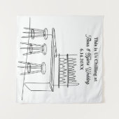 Tenture Funny Wedding Backdrop Photo Prop (Devant (Horizontal))