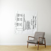 Tenture Funny Wedding Backdrop Photo Prop (En situation (horizontale))