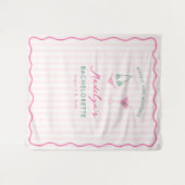 Tenture Funs Bikinis & Martinis Enterrement de Vie de Jeun (Devant (Horizontal))