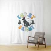 Tenture Furry and Bright (En situation)