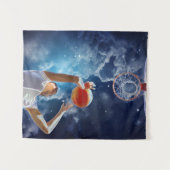 Tenture Futur Basketball All-Star (Devant (Horizontal))