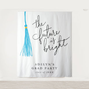 Tenture Futur est lumineux Sky Blue Tassel Moderne