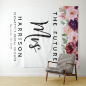 Tenture Futur mariage de Mme Bourgogne Fête de douche de m (En situation (horizontale))