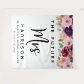 Tenture Futur mariage de Mme Bourgogne Fête de douche de m (Devant (Horizontal))