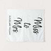 Tenture Futur Mme Backdrop Boho Fête des mariées Photo Pro (Devant (Horizontal))