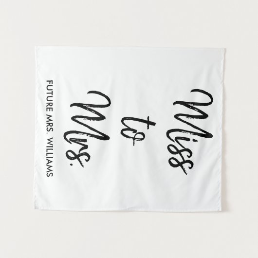 Tenture Futur Mme Backdrop Boho Fête des mariées Photo Pro (Devant (Horizontal))