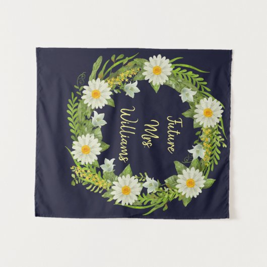 Tenture Futur Mme Contexte Fête des mariées de la margueri (Devant (Horizontal))