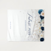 Tenture Futur Mme Floral Fête des mariées Contexte (Devant (Horizontal))